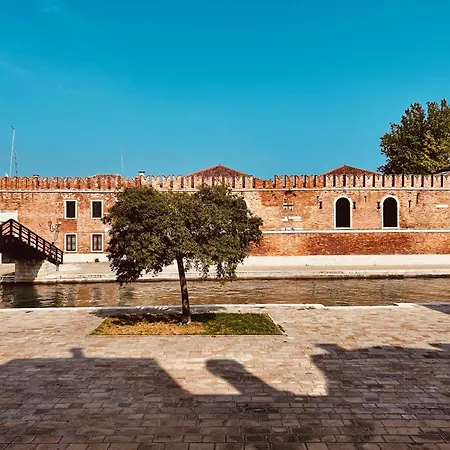 With View In Venice, Arsenale. *